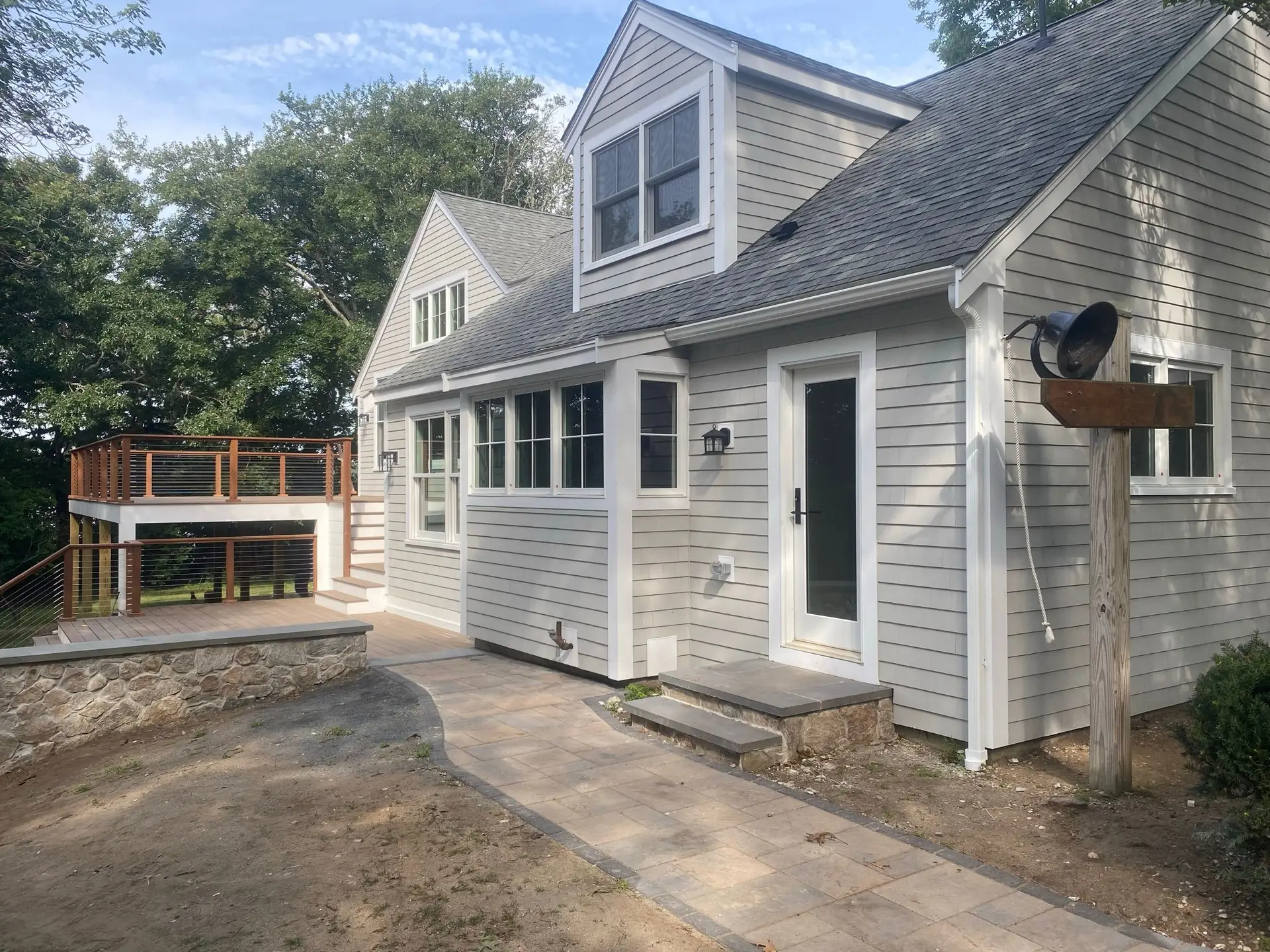 Recently completed home renovation and deck addition by PH Construction Division