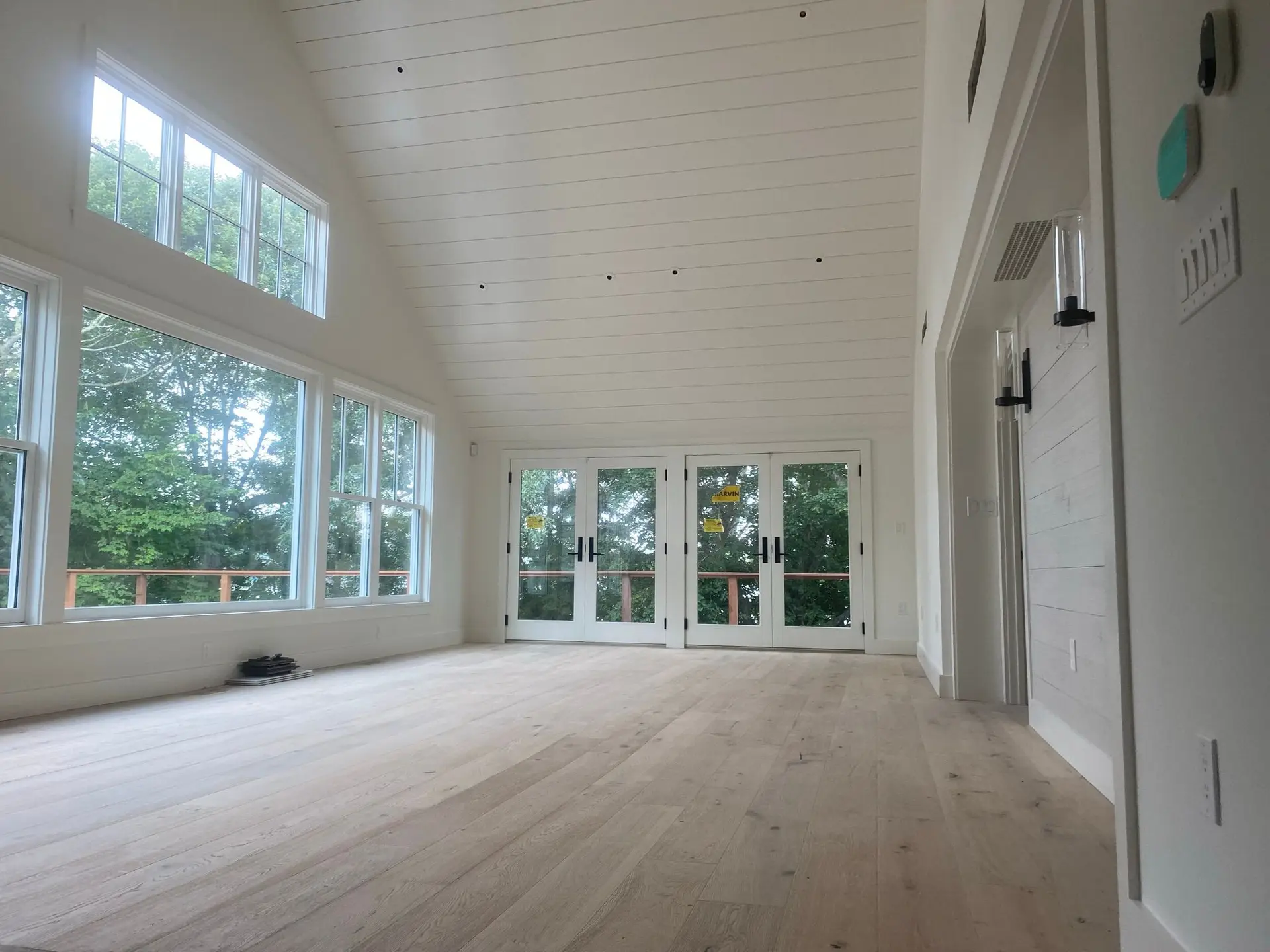 Vaulted great-room addition built by PH Construction Division